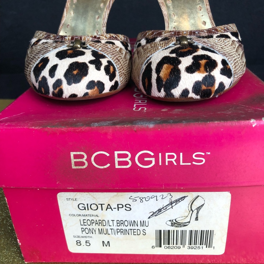 Leopard Pony hair heels - Picture 6 of 6
